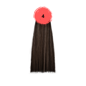 Крем-краска inebrya color 4 каштановый чистый, 100мл