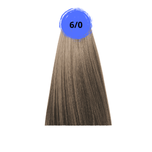 Крем-краска inebrya bionic color 6/0 темно-русый, 100мл