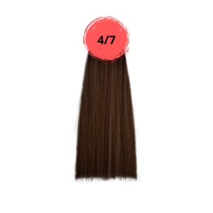 Крем-краска inebrya color 4/7 каштан коричневый "кофе", 100мл