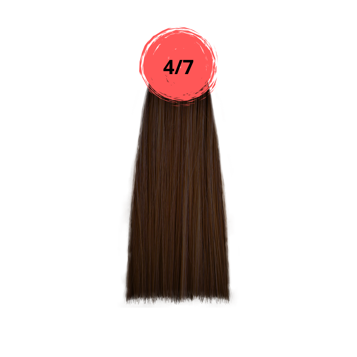 Крем-краска inebrya color 4/7 каштан коричневый "кофе", 100мл