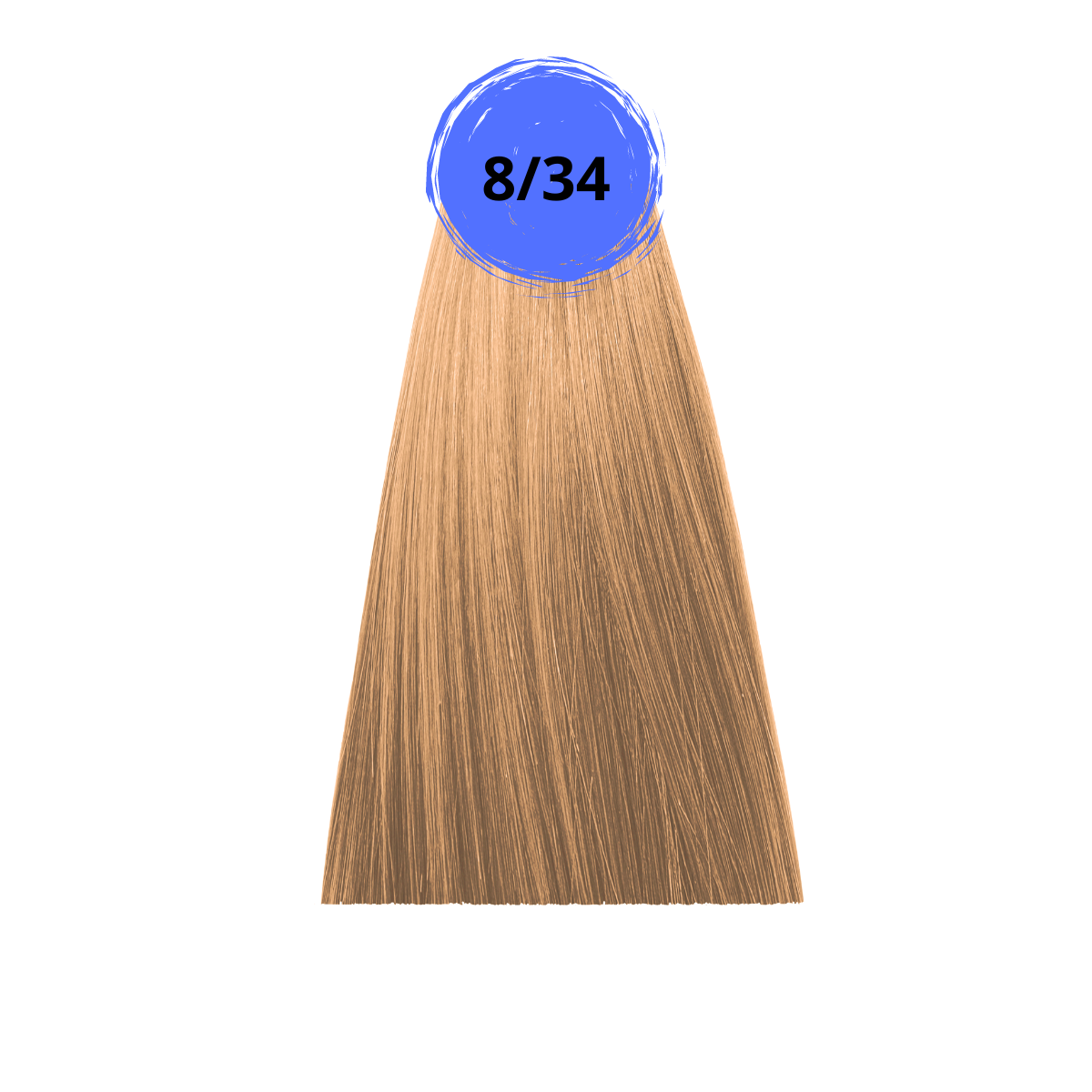 Крем-краска inebrya bionic color 8/34 светло-русый золотисто-медный, 100мл