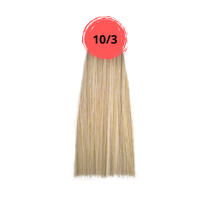 Крем-краска inebrya color 10/3 светлый платиновый золотистый блондин, 100мл