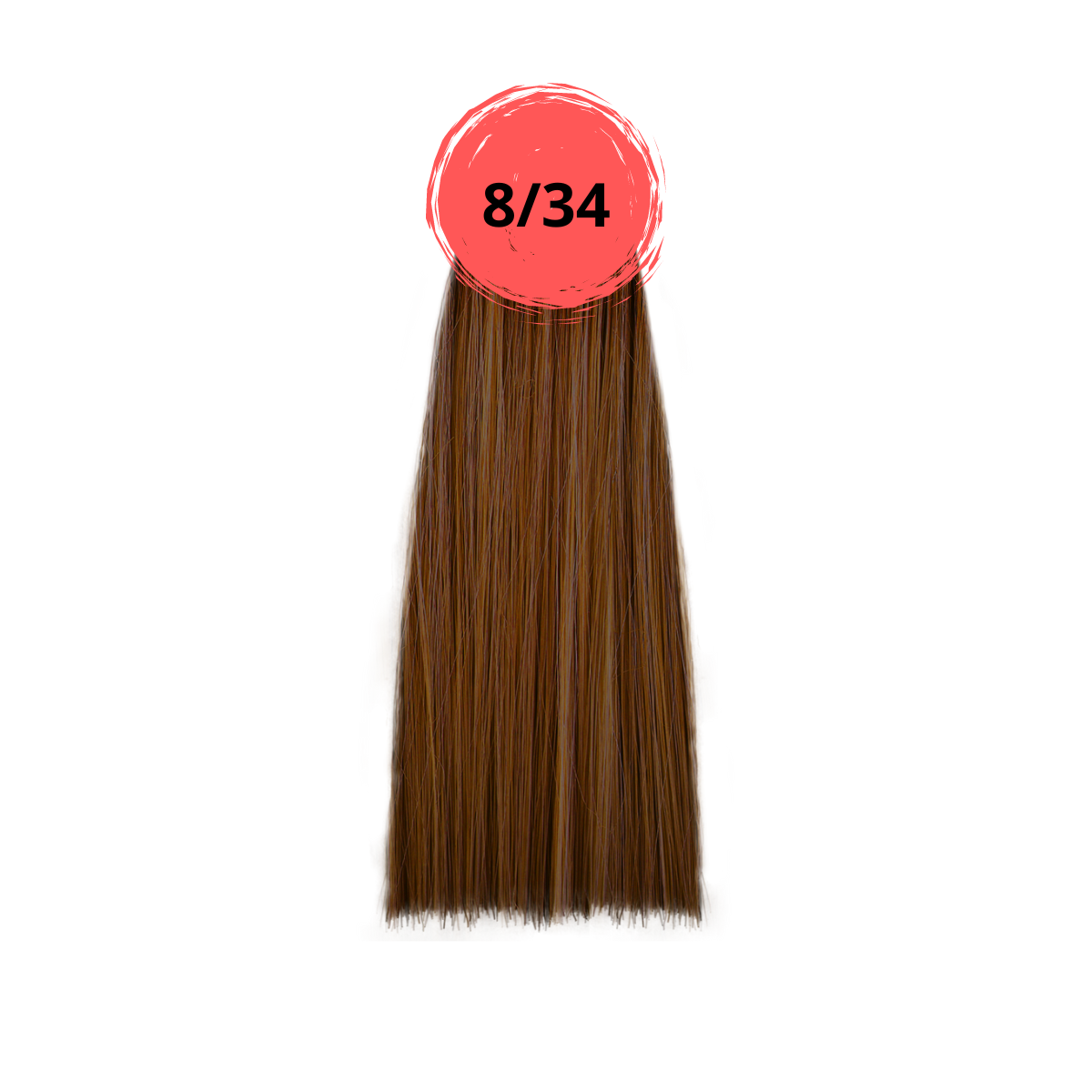 Крем-краска inebrya color 8/34 светло-русый золотисто-медный, 100мл
