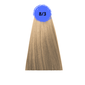Крем-краска inebrya bionic color 8/3 золотистый светло-русый, 100мл