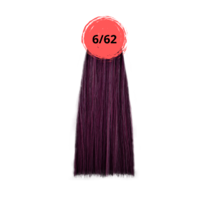 Крем-краска inebrya color 6/62 темный блонд красный фиолетовый, 100мл