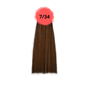 Крем-краска inebrya color 7/34 медно-золотистый блонд, 100мл